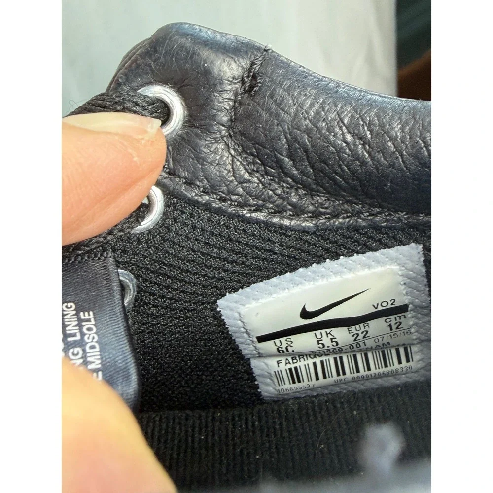 Nike Air Goadome ACG Black‎ Waterproof Leather Boots Toddler 6C 311569-001